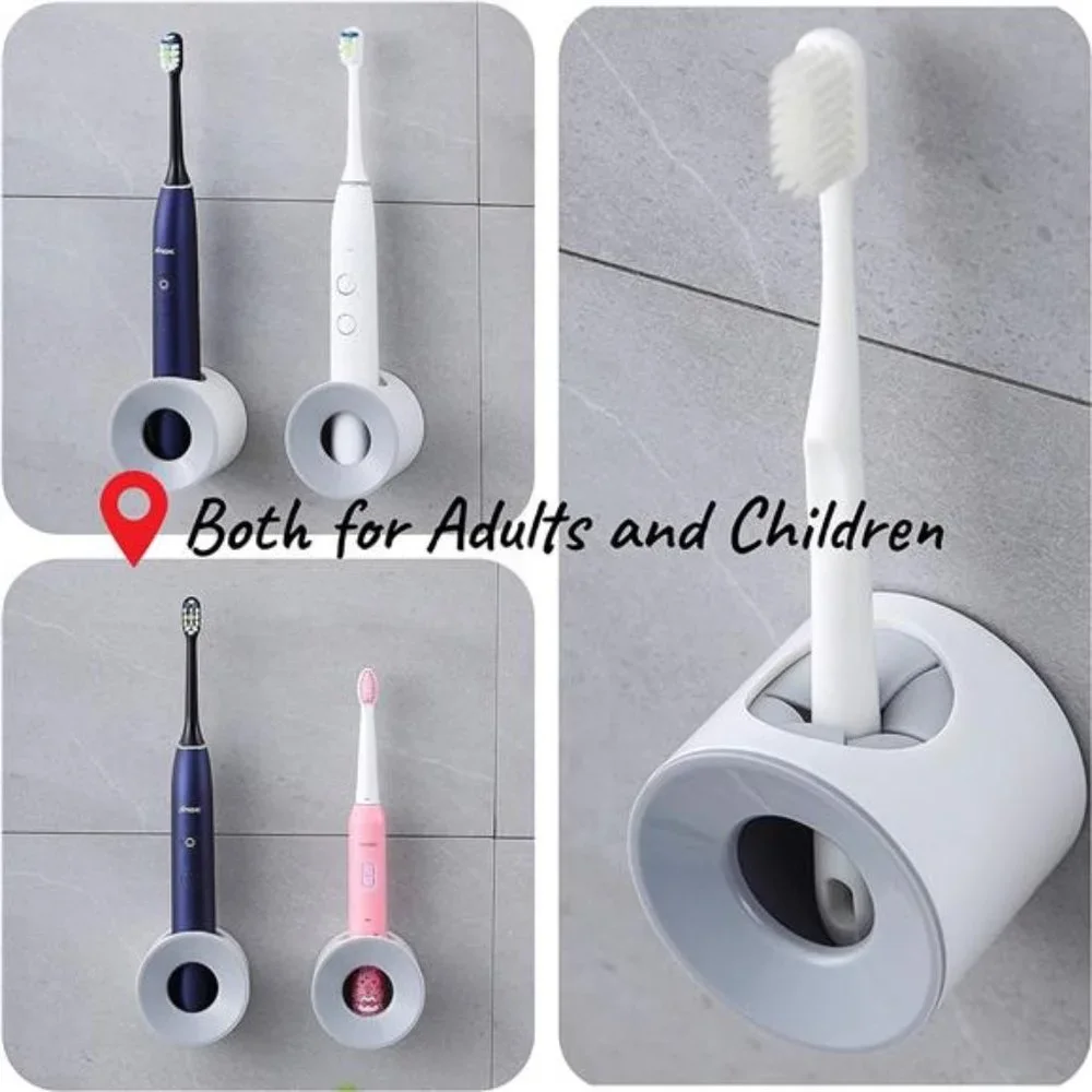 Electric Toothbrush Holder,Wall Mounted for Shower SpaceSaving,Storage Organizer